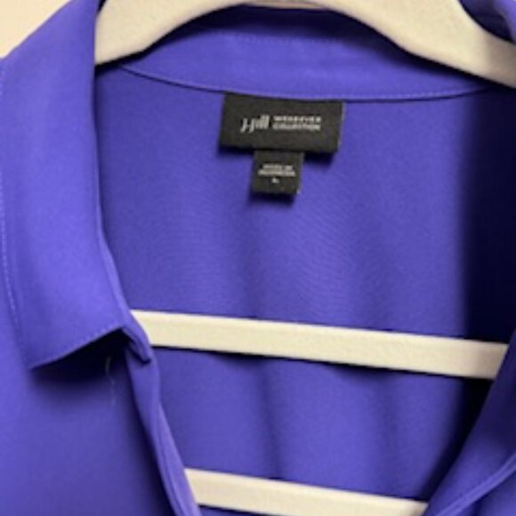 J Jill Wearever Twist-Front Shirtdress - Picture 3 of 3